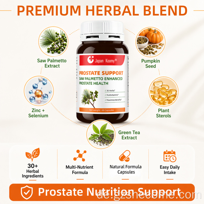 Shecome Prostate Support Health Saw Palmetto Kapseln